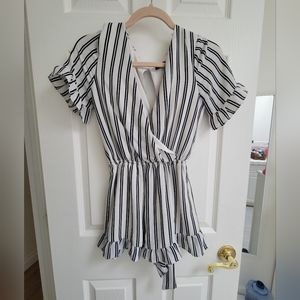 Striped Romper